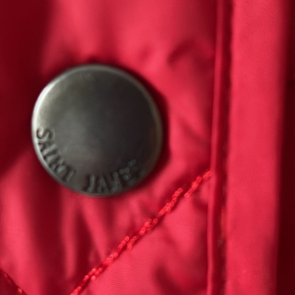 Saint James Quilted Red Jacket 4 - Picture 6 of 14